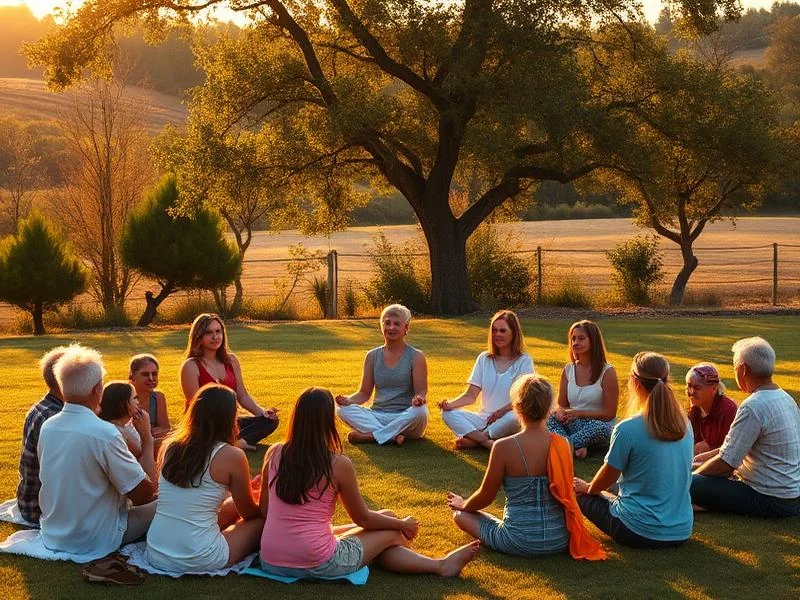 Institutional partnership - group therapy session